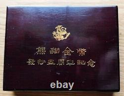 1987 China Panda 2 Coin Silver Proof Set 10 & 50 Yuan Coins, 6 oz of Fine Silver