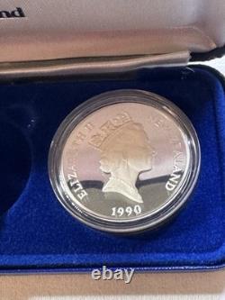 1990 New Zealand 5 Coins Silver Proof Set Treaty of Waitangi