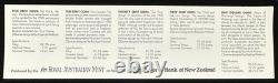 1990 Royal Australian Mint/Bank of New Zealand 5-Coin Silver PROOF Set, OGP
