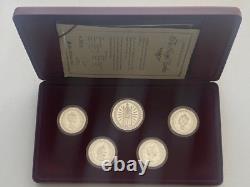 1992 Royal Ladies Masterpieces In Silver Proof Australian Coin Set Boxed & COA