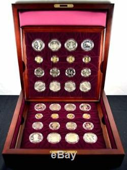 1995-1996US Atlanta Olympic Games 32-Gold/Silver Coin Proof UNC Complete-Set