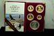 1995-W AMERICAN EAGLE 10th ANNIVERSARY 5 COIN GOLD & SILVER PROOF SET OGP