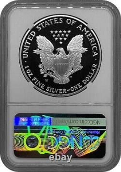 1995 W Proof American Silver Eagle one Dollar coin graded NGC PF69 Ultra Cameo