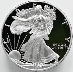 1997 P Proof Silver American Eagle with Box & COA