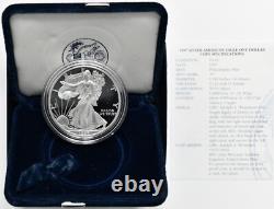 1997 P Proof Silver American Eagle with Box & COA