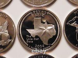 1999-2009 S -State Quarters Silver Proof- Complete 56 Coins / DC Territories