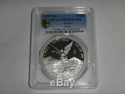 1999 Mexico Pcgs Pr68dcam Silver Libertad Proof Onza Coin Rare 1 Ounce! True View