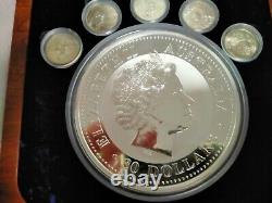 1999 silver Kookaburra Silver Proof Honour Mark coin 1 kilo