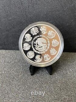 1-2009 Silver Proof 2 oz Mexican Libertad Onza 6200 minted worldwide