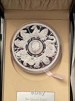 1 kilo The Queen's Beasts Completer 2021 UK 1kg Silver Proof Coin