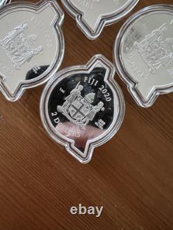 1oz. 999 Silver Coin 2020 MARVEL AVENGERS COLLECTABLE PROOF COIN FIJI $2