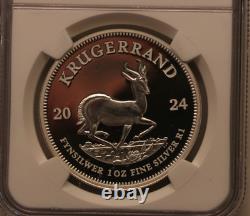 1oz Silver Krugerrand Proof NGC PF70 First Day of Issue. 999 Silver S1KR 2024