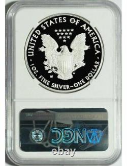 2001-2021 W $1 Proof Silver Eagle Set NGC PF70 Ultra Cameo Mercanti Signed