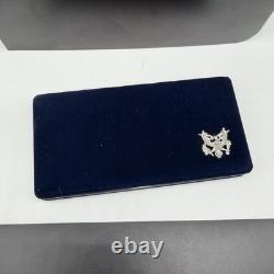 2001 P & D SILVER PROOF & Uncirculated AMERICAN BUFFALO 2 Coin Set with Box & COA