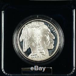 2001 Smithsonian American Buffalo Commem Proof Silver Dollar $1 Coin as Issued