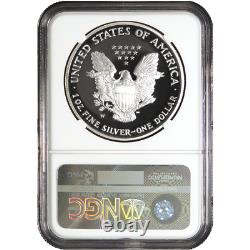 2002-W Proof $1 American Silver Eagle NGC PF70UC Brown Label