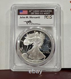 2002 W Proof Silver Eagle Pcgs Pr 70 Mercanti