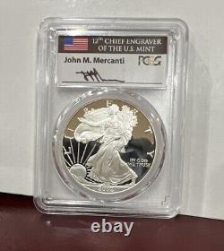 2002 W Proof Silver Eagle Pcgs Pr 70 Mercanti