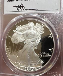 2002 W Proof Silver Eagle Pcgs Pr 70 Mercanti