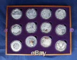 2003 Silver Proof 24 coin Set Golden Jubilee in Case with COAs