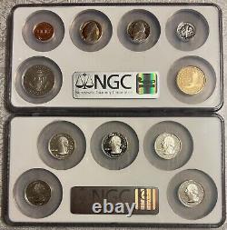 2004-s Silver Proof Set Complete Multi Coin Set Of 10 Coins Ngc Pf69 Ultra Cameo