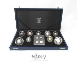 2006 Silver Proof Queens 80th Birthday Coin Set Maundy Money COA Box Gift