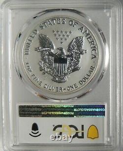 2006-p $1 Reverse Proof Silver Eagle 20th Anniversary Pcgs Pr70 #44642295 Top