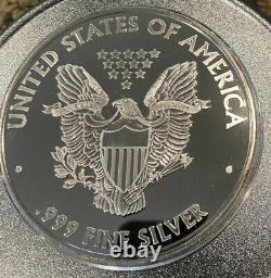 2007 1 POUND # LB 999 FINE SILVER AMERICAN EAGLE PROOF UNCIRCULATED TROY 13.33oz