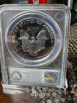 2009 Daniel Carr Proofed Overstrike 1 Ounce American Silver Eagle, DC Proof