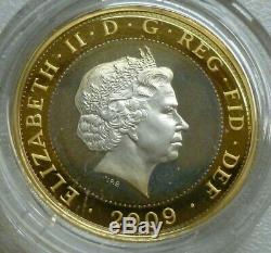 2009 Piedfort Sterling Silver Proof 4 Coin Set Kew Gardens 50p, Henry VIII £5