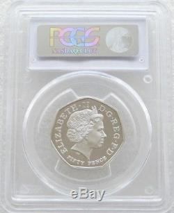 2009 Royal Mint Kew Gardens Piedfort 50p Fifty Pence Silver Proof Coin PCGS PR69