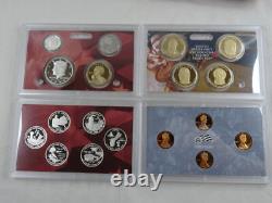 2009-S United States Mint Silver Proof Set with COA & Box 18 Coins 90%