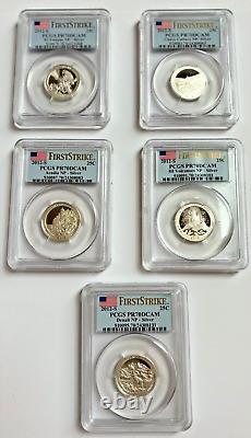 2010-2021 S Silver National Parks Quarters Pcgs Pr70dcam 1st Strike 56 Coin Set