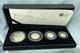 2010 UK BRITANNIA 4 Coins Silver Proof Set withBox & COA, Limited Mintage