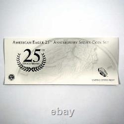 2011 American Eagle 25th Anniversary Silver 5 Coin Set SKUCPC2986