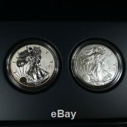 2011 American Eagle 25th Anniversary Silver 5 Coin Set with Reverse Proof #24664Q