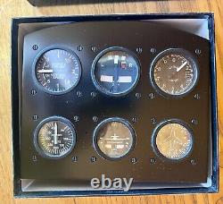 2011 Niue Legends Of The Air Set of 4 Silver Proof Coins With Boxes & COA #0326