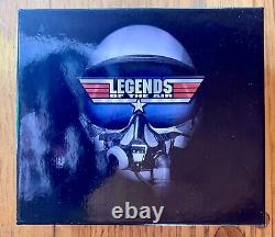 2011 Niue Legends Of The Air Set of 4 Silver Proof Coins With Boxes & COA #0326