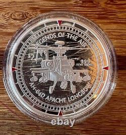 2011 Niue Legends Of The Air Set of 4 Silver Proof Coins With Boxes & COA #0326 2011 Niue Legends Of The Air Set of 4 Silver Proof Coins With Boxes & COA #0326