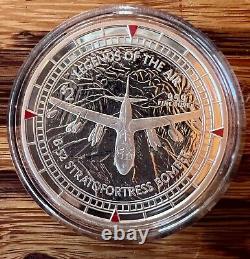 2011 Niue Legends Of The Air Set of 4 Silver Proof Coins With Boxes & COA #0326 2011 Niue Legends Of The Air Set of 4 Silver Proof Coins With Boxes & COA #0326