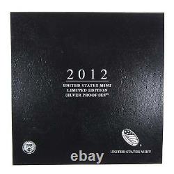 2012 Limited Edition Silver Proof 8 Coin Set OGP COA SKUCPC2076