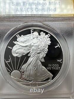 2012-S American Silver Eagle Proof ANACS PR70 DCAM Nice