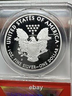 2012-S American Silver Eagle Proof ANACS PR70 DCAM Nice