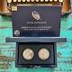 2012 S Two-Coin Silver Proof Set American Eagle San Francisco withBox COA/OGP