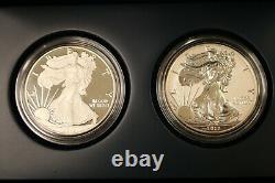 2012 S US Mint Reverse Proof Silver Eagle 2 Coin Set San Francisco