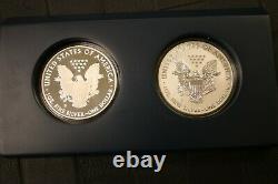 2012 S US Mint Reverse Proof Silver Eagle 2 Coin Set San Francisco