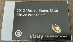 2012-S US Mint SILVER Proof Set 14 Coins OGP & COA KEY DATE