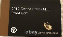 2012-S US Mint SILVER Proof Set 14 Coins OGP & COA Key Date