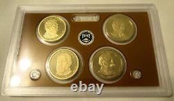 2012-S US Mint Silver Proof Set, 14 Coins, COA, OGP