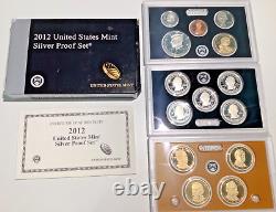 2012 US Mint SILVER Proof Set - BEAUTIFUL PROOF COINS